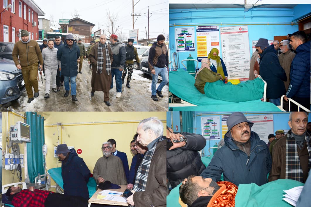 'Deputy CM undertakes comprehensive tour of Budgam to assess post-snowfall restoration, Reviews snow clearance, health services; inspects damaged Chadoora bridge, visits Charar-i-Sharief shrine'